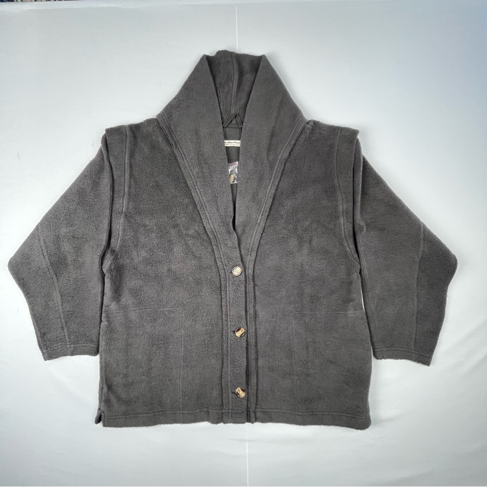 NWOT We The Free | Cotton Blend Button Up Cardigan in Grey Size XL